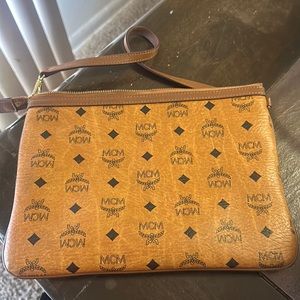 Tan MCM Bag Small